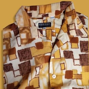 Vintage 90s Mench 3xl Platinum Button Down Untucked Casual Shirt